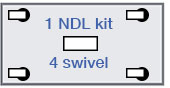 1 NDL kit 4 swivel