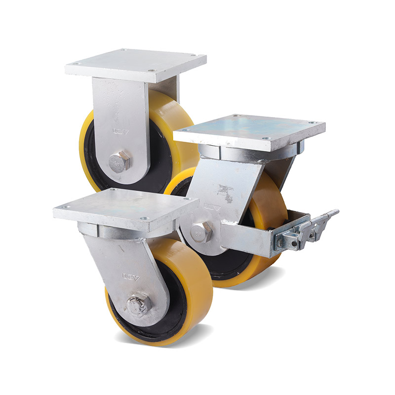 Very heavy duty kingpinless industrial castors - A Series