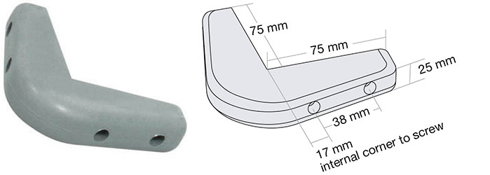 Corner buffer