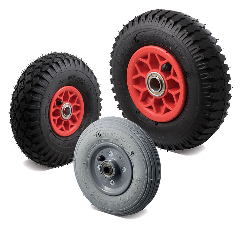 Pneumatic Wheels with Rims