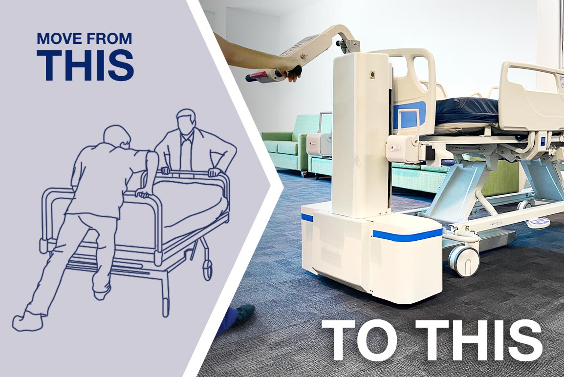 Electrodrive bed movers