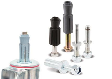 Fallshaw bolt hole fittings for castors