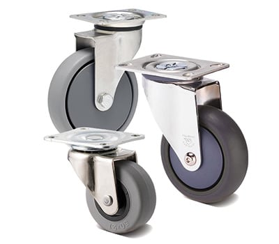 Light to medium duty Fallshaw castors
