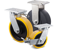 Heavy duty industrial castors: V Series