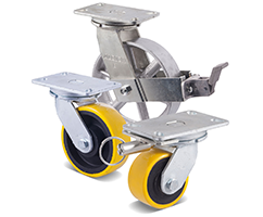 Very heavy duty cast iron castors: X Series