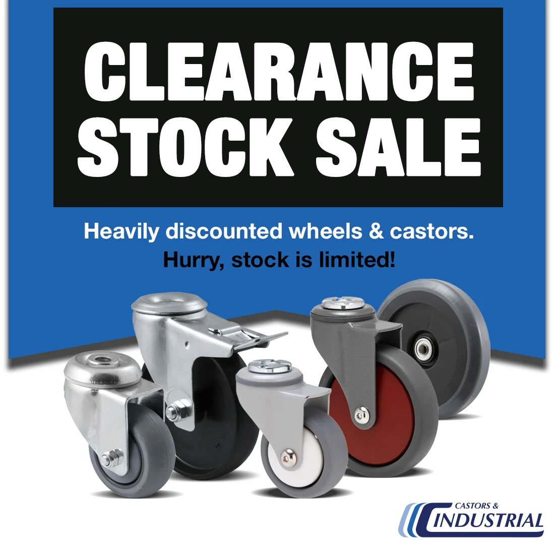 Clearance wheels and castors