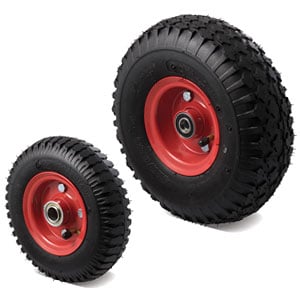 Pneumatic wheels with steel rims Pneumatic wheels with steel rims