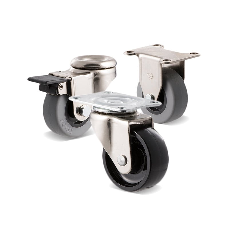Light duty mini castors: L Series Light duty mini castors: L Series