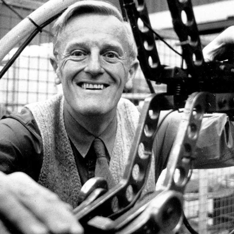 Robert Fallshaw in the factory during the 60s Robert Fallshaw in the factory during the 60s