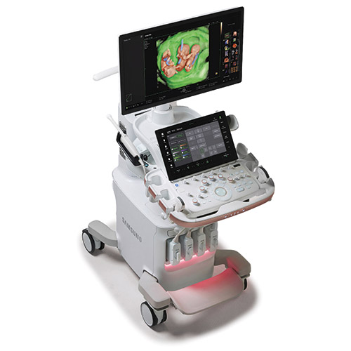 Trinity EBC on mobile medical equipment, an ultrasound device