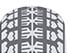 pneumatic wheel: KNO tyre tread