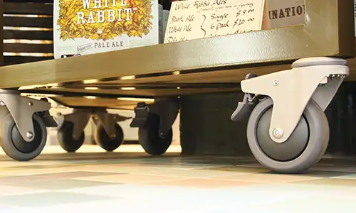 Stylish castors to complement your furniture and interior design