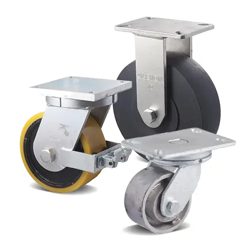 Very heavy duty castors 500-3500 kg